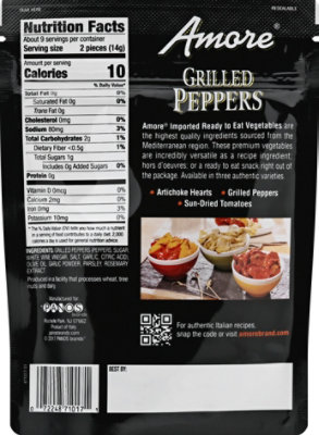 Amore Peppers Grilled - 4.4 Oz - Image 6