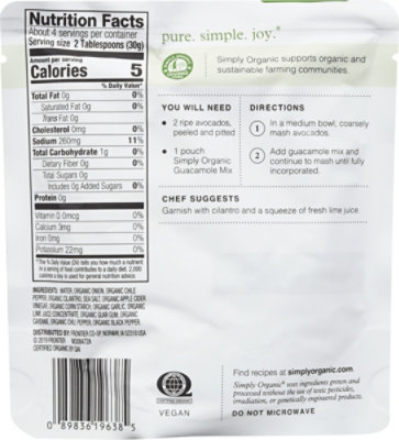 Simply Or Guacamole Dip Sauce Org - 4 Oz - Image 6