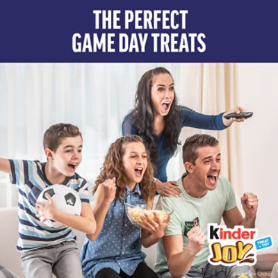 Kinder Joy Egg Treat + Toy Sweet Creams & Chocolatey Wafers Individually Wrapped 3 Count  - 2.1 Oz - Image 2