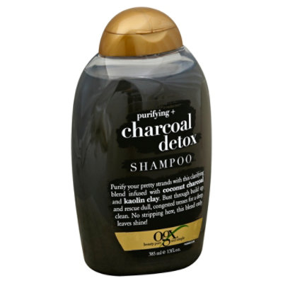 OGX Purifying + Charcoal Detox Shampoo - 13 Fl. Oz. - Image 1