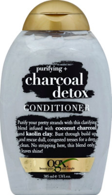 OGX Purifying + Charcoal Detox Conditioner - 13 Fl. Oz. - Image 2