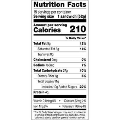 Smuckers Uncrustables Sandwich Soft Bread Chocolate Hazelnut Spread - 15-1.8 Oz - Image 4
