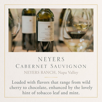 Neyers Ranch Cabernet Sauvignon Napa Valley Wine Bottle - 750 Ml - Image 2