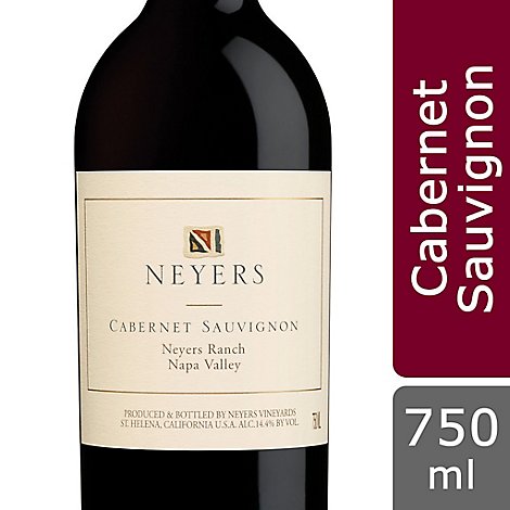 Neyers Cabernet Sauvignon Neyers Ranch Napa Valley Wine Bottle - 750 Ml