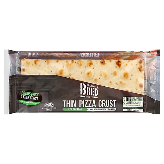 Brooklyn BRED Neapolitan Thin Pizza Crust - 9.06 Oz