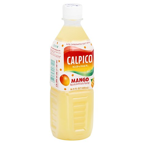 Calpico Soft Drink Non Carbonated Mango - 16.9 Fl. Oz.