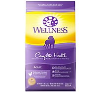 Wellness Complete Health Dog Food Natural Dry Adult Deboned Chicken & Oatmeal Recipe - 5 Lb