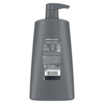 Dove Men+Care Shampoo + Conditioner 2 in 1 Thick to Strong - 25.4 Fl. Oz. - Image 5