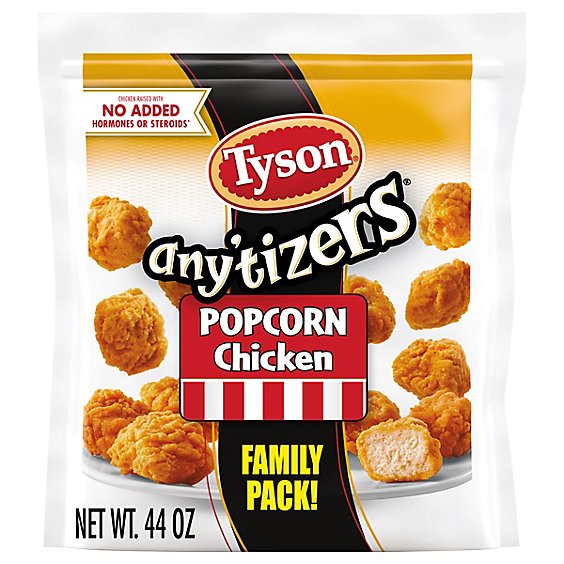 Tyson Anytizers Breaded Popcorn Chicken - 44 Oz