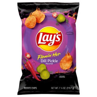 Xl Lays Flamin Hot Dill Pickle - 7.75 Oz - Image 3