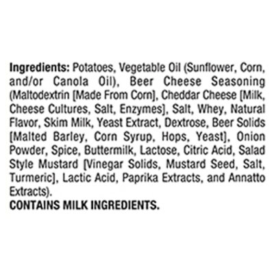 Lay's Kettle Cooked Beer Cheese Potatoe Chips - 8 Oz - Image 4