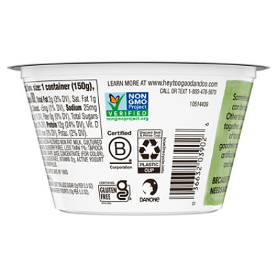 Too Good & Co. Blueberry Low Fat Lower Sugar Gluten Free Greek Yogurt - 5.3 Oz - Image 2