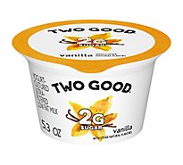 Two Good Vanilla Low Fat Lower Sugar Greek Yogurt - 5.3 Oz