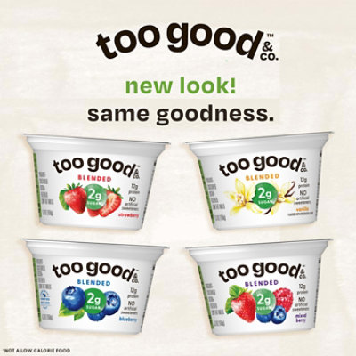 Too Good & Co. Peach Low Fat Lower Sugar Gluten Free Greek Yogurt - 5.3 Oz - Image 5