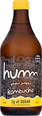 Humm Kombucha Organic Ginger Juniper - 14 Fl. Oz. - Image 2