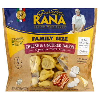  Rana Tortelloni Cheese & Uncured Bacon Family Size - 20 Oz 