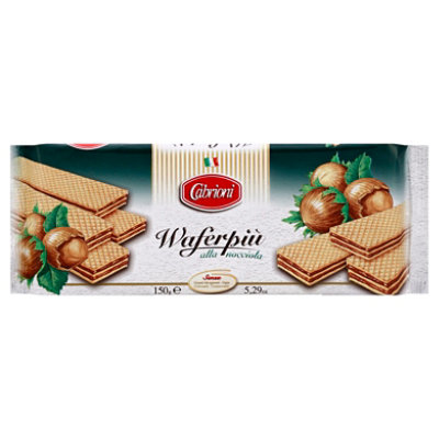 Cabrioni Waferpiu Nocciola - 5.29 Oz - Image 1
