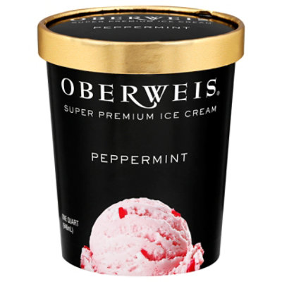 Oberweis Peppermint Ice Cream - 32 Oz - Image 3