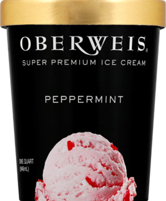 Oberweis Peppermint Ice Cream - 32 Oz - Image 2