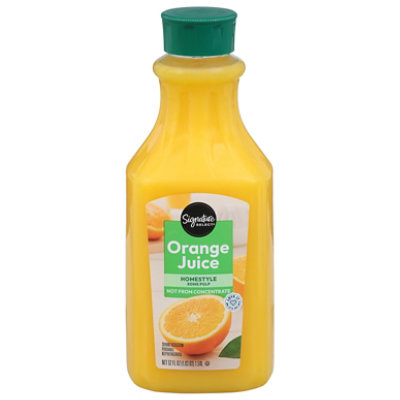 Signature SELECT Orange Juice Homestyle Some Pulp - 52 Fl. Oz.