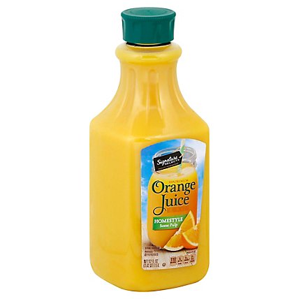 Signature SELECT Orange Juice Homestyle Some Pulp - 52 Fl. Oz. - Image 1