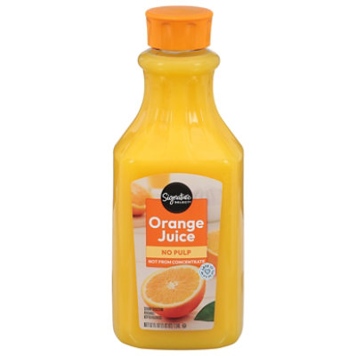 Signature SELECT Orange Juice No Pulp - 52 Fl. Oz. - Image 2