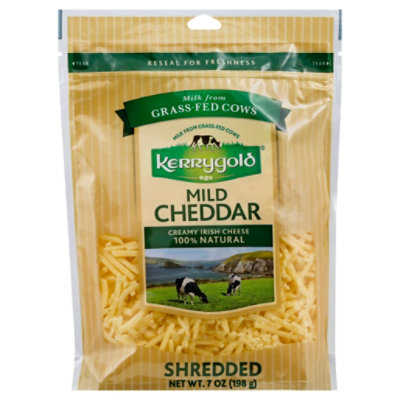  Kerrygold Cheese Shredded Mild Cheddar - 7 Oz 