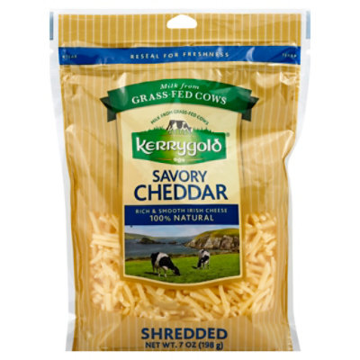 Kerrygold Cheese Shredded Savory Cheddar - 7 Oz - Vons