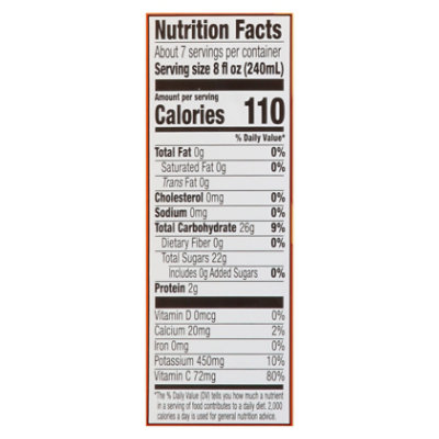 O Organics Orange Juice No Pulp - 52 Fl. Oz. - Image 3