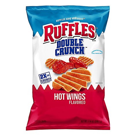 Ruffles Double Crunch Hot Wings - 7.75 Oz
