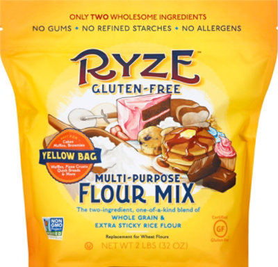 Ryze Flour Mx Gltn Free Ylw Bg - 32 Oz - Image 2
