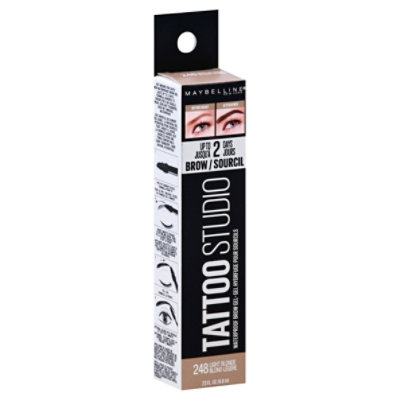 Tattoo Stu Brow Gel Lght Blond - 0.23 Fl. Oz.