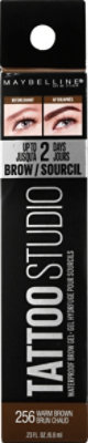 Tattoo Stu Brow Gel Warm Brown - 0.23 Fl. Oz. - Image 2