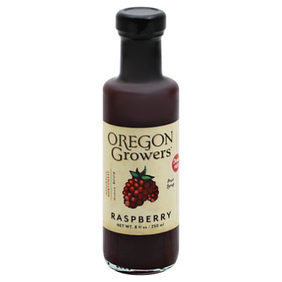 Oregon Growers Raspberry Fruit Syrup - 8.5 Oz - Image 1