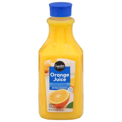 Signature SELECT Orange Juice No Pulp with Calcium - 52 Fl. Oz.