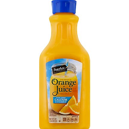 Signature SELECT Juice Orange No Pulp With Calcium - 52 Fl. Oz. - Image 2