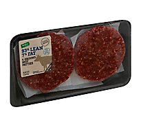 Signature Farms Meat 93% Lean Ground Beef Patty 7% Fat - 1 Lb