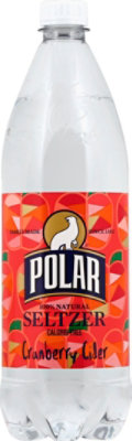 Polar Cranberry Cider Seltzer Water - 33.8 Fl. Oz. - Vons