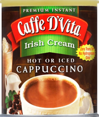 Caffe DVita Cappuccino Premium Instant Irish Cream - 16 Oz - Image 2