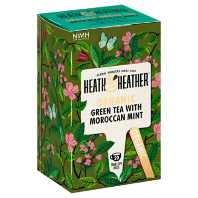 Heath And Tea Green Mint W Morocn - 20 Count