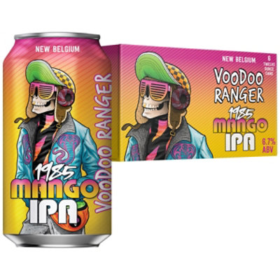 New Belgium Brewing Voodoo Ranger Rotating 1985 IPA Beer 6.7% ABV Cans - 6-12 Fl. Oz. - Image 2