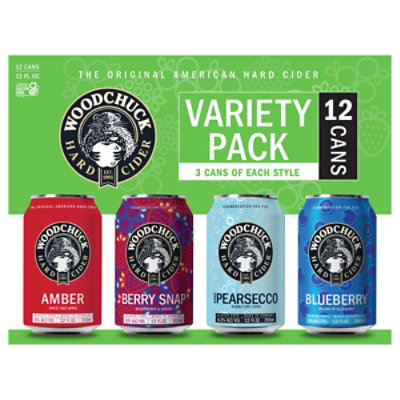 Woodchuck Variety In Cans - 12-12 Fl. Oz.
