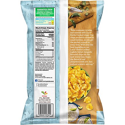 Lays Potato Chips Kettle Cooked Lightly Salted Jalapeno - 8 Oz - Image 6