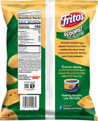 Fritos Scoops! Corn Chips Spicy Jalapeno - 9.25 Oz - Image 6