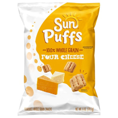 Sun Puffs Whole Grain Snacks Four Cheese - 6 Oz