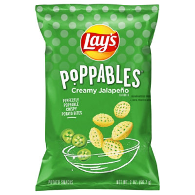Lays Poppables Potato Snacks Creamy Jalapeno - 2 Oz - Image 3