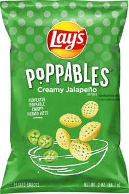 Lays Poppables Potato Snacks Creamy Jalapeno - 2 Oz - Image 2