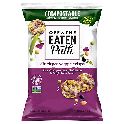 Off The Eaten Path Veggie Crisps Purple Sweet Potato Plastic Bag - 6.25 Oz