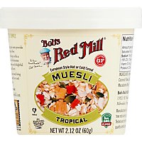 Bobs Red Mill Cereal Muesli Gluten Free Tropical Cup - 2.12 Oz - Image 2
