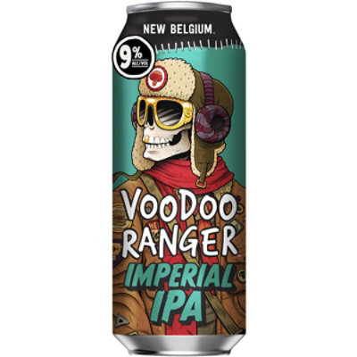 New Belgium Brewing Voodoo Ranger Imperial IPA Beer 9% ABV Can - 19.2 Fl. Oz. - Image 2